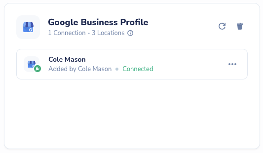 Google Business Profile integration